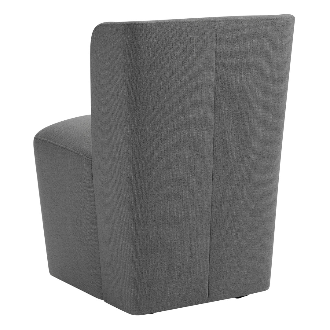 Ardeth Polyester Blend Side Chair With Caster